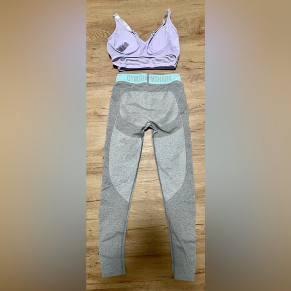 Set GYMSHARK Elite Sports Bra & Flex Leggings Size Small NWOT - Picture 4 of 13